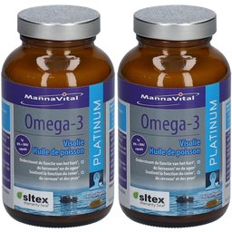 Mannavital Omega-3 Platinum Huile de Poisson
