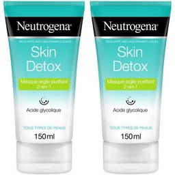 Neutrogena® Skin Detox : Masque Argile Purifiant 2-en-1