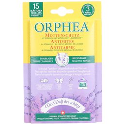 Orphea Antimites pour tiroirs et armoires Géraniol et lavande