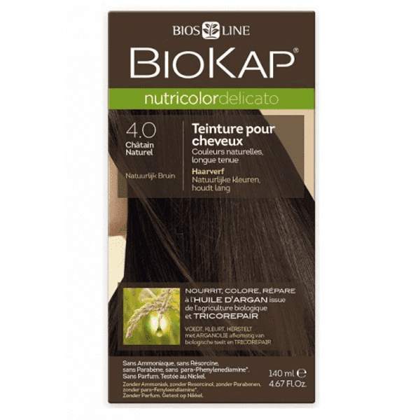 Nutricolor Delicato coloration 4.0 Châtain Naturel 140ml