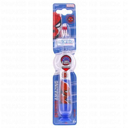 Brosse à dent souple Spiderman Flash timer
