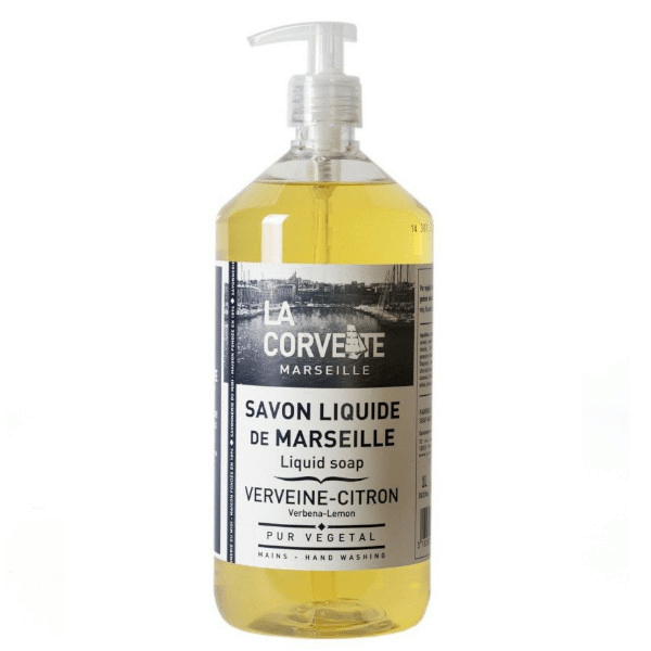 Savon Liquide de Marseille Verveine-Citron 1L
