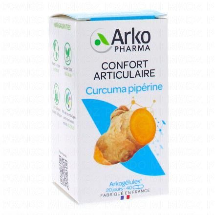 Arkogelules - Curcuma / Pipérine 40 gélules