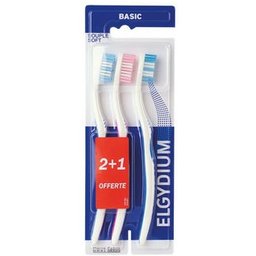 Cepillo de Dientes Basic Suave 3uds