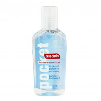 Pocket - gel antibactérien flacon de 80 ml