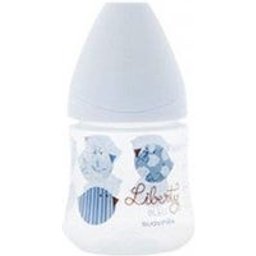 Suavinex™ flacon tétine en latex bleu vintage 3 positions taille 1 150ml