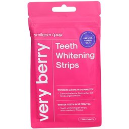 Smilepen Pop Teeth Whitening Strips Very Berry