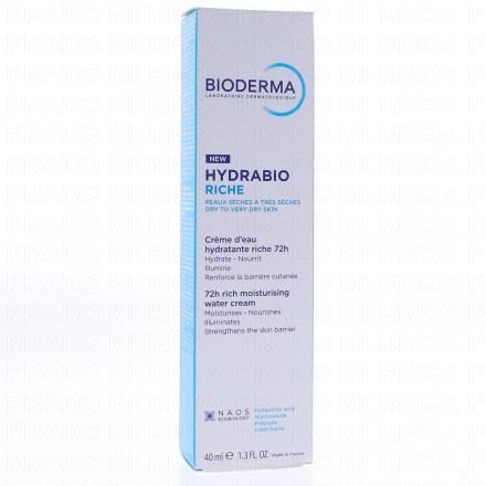 Hydrabio - Crème d'eau hydratante riche 40ml