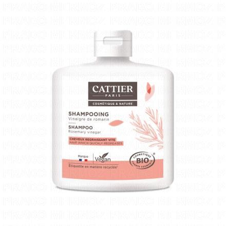 Shampooing vinaigre de romarin cheveux gras bio flacon 250ml