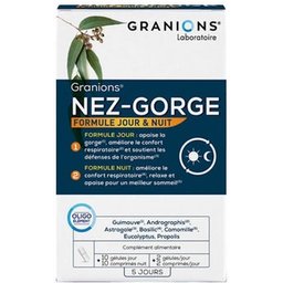 Nez Gorge Formule Jour & Nuit 10 gélules + 10 comprimés