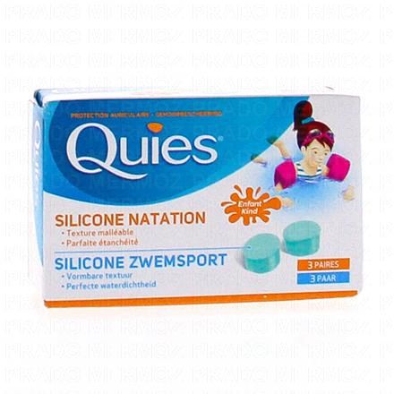 Protection auditive silicone enfant boîte de 6