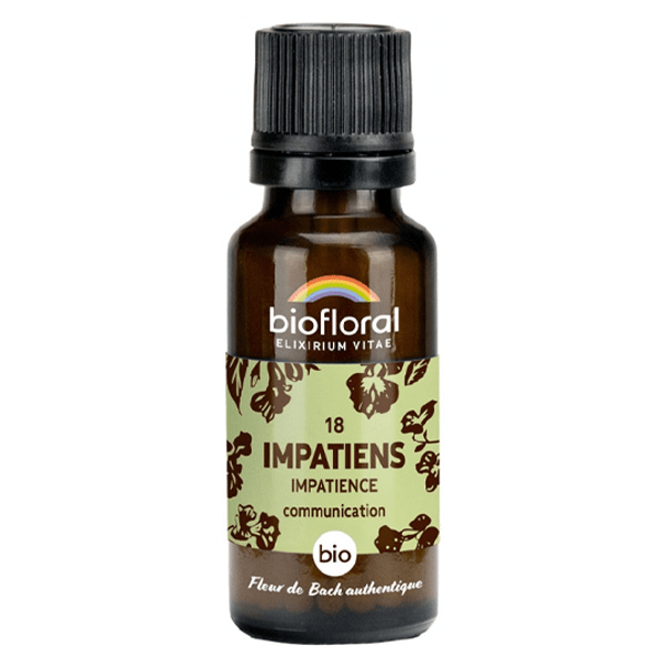 18 Impatiens Impatience Granules Bio Fleur De Bach Granules 19,5 Gr