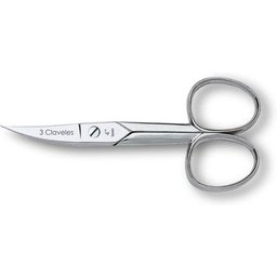3 Ciseaux à ongles courbes Claveles 4 pouces 10cm 1pièce