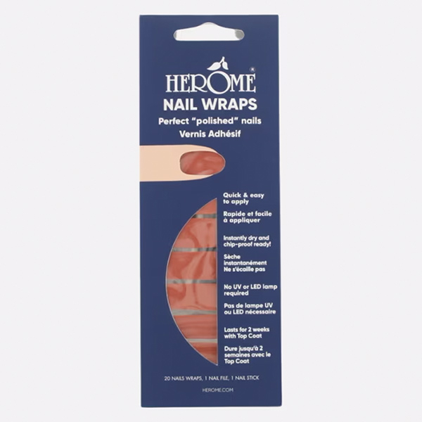Nail Wraps indian red
