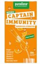 Superfood Hydratation Captain Immunity 10 Sticks de 4,5 g - Boîte
