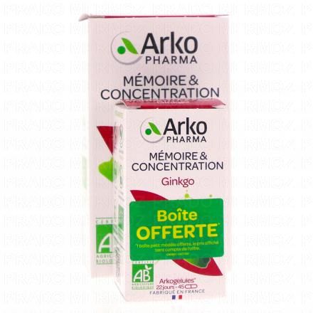 Arkogelules - Ginkgo Bio lot 150 + 45 gélules