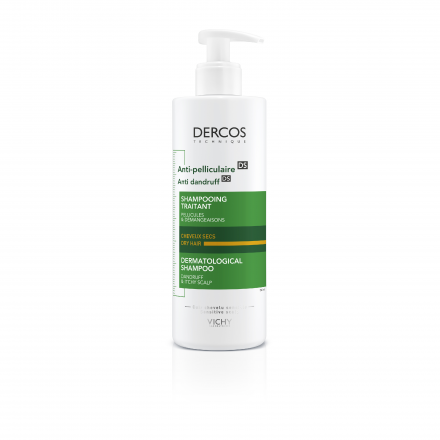 Dercos - Shampooing traitant anti-pelliculaire cheveux secs 390ml
