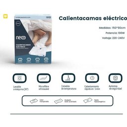 Calientacamas Eléctrico 150x80cm 1ud
