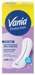 Protection Protège-Slips Long Fresh 40 Protège-Lingeries - Boîte 40 Protège-Slips