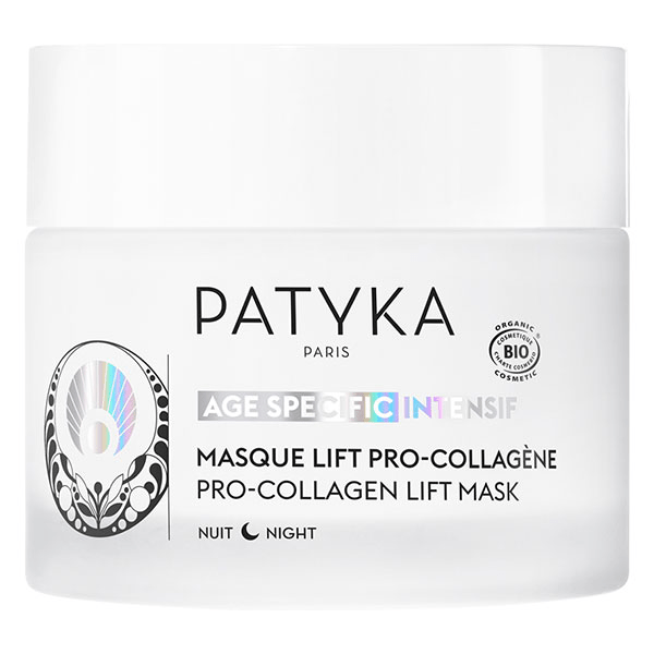 Patyka Rides et Fermeté Masque Lift Pro-Collagène Nuit Bio 50ml