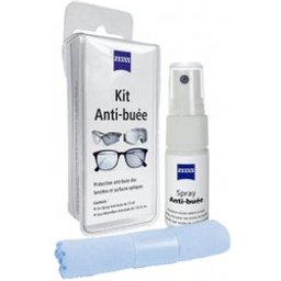 Kit Anti-Buée Tissu Microfibre + Spray 15ml