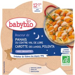 Douceur DE Panais DU Centre-Val DE Loire Carotte DES Landes Polenta À LA Ciboulette dès 12 mois