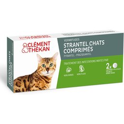 Clément Thékan Vermifuges Vers Plats Et Ronds Chat