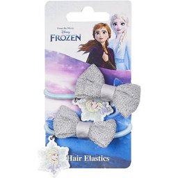 Frozen Hair Elastics Lasso 7.4x12.5x2cm 2uts