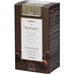 Huile d'argan Coloration Permanente Blond Clair Cendré 8.1