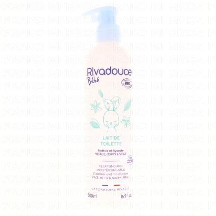Lait de toilette bébé bio 500ml