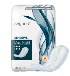 Sensitive Maxi Night - 4 paquets de 20 protections