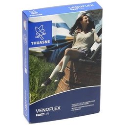 Venoflex Fast Lin 2 Calcetín Mujer Azul Azu N1 1 Par