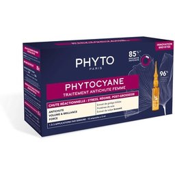 Phytocyane Traitement Anti-Chute Femme Chute Réactionelle 12x5ml