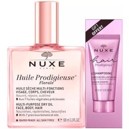 Huile Prodigieuse Florale 100ml + Hair Prodigieux Le Shampoing Brillance Miroir 30ml