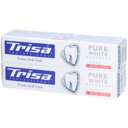 Trisa Dentifrice Pure White Duo 2 x 75 ml