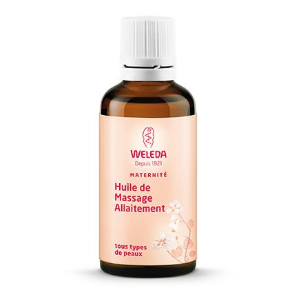 Maternité - Huile de massage allaitement bio flacon 50ml