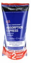 Crème Mains Absorption Express Lot de 2 x 75 ml - Lot 2 x 75 ml
