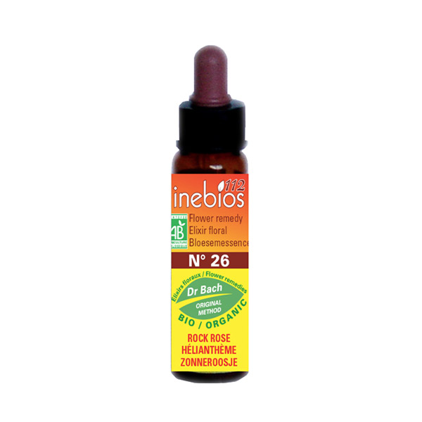 Fleur de Bach n°26 Rock Rose - Heliantheme Bio 10ml