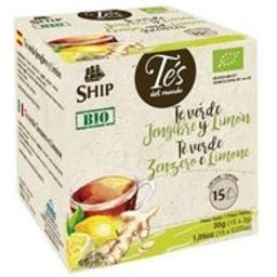 Té Verde Jengibre Limón 15 Filtros
