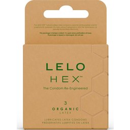 Hex Organic Latex 3 Préservatifs Lubrifiés En Latex