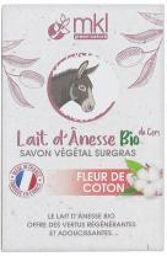 Savon Lait d'Ânesse 100Grs - Fleur de Coton - Boîte 100 g