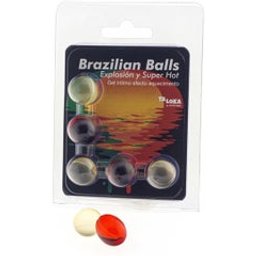 Taloka Brazilian Balls Exciting Gel Super Hot Effect 5uds