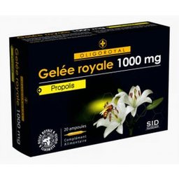 SID Nutrition Gelée Royale 1000mg + Propolis 20 ampoules