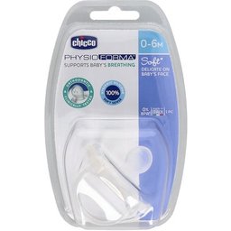 Chicco™ Sucette en silicone Physiosoft sucette anatomique mannequin tout usage 0M+ 1ud