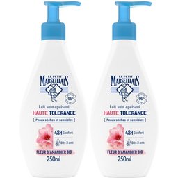 Lait Soin Apaisant Haute Tolérance – Fleur d'Amandier Bio