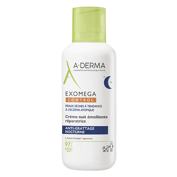 Exomega Control Crème nuit émolliente réparatrice 400ml