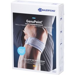 Bauerfeind® GenuPoint Bandage pour soulager le tendon rotulien Taille 2 Titan