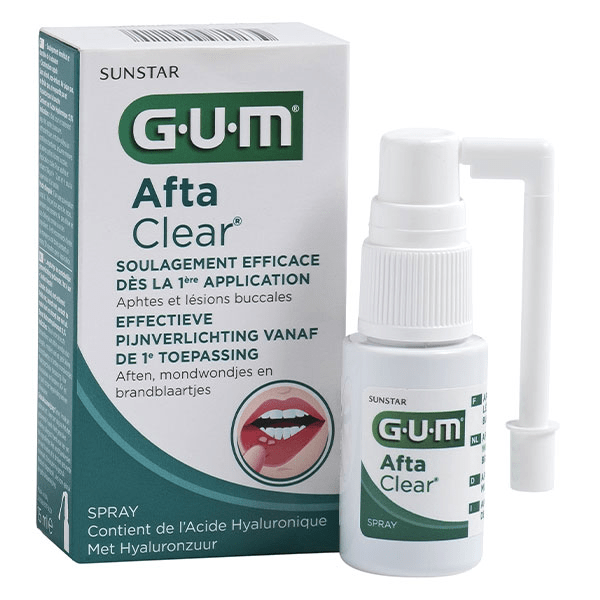 Afta Clear Spray Apaisant Aphtes Lésions 15ml