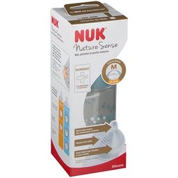 Nature Sense 260ml Bouteille en silicone 0-6 M