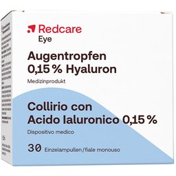 Redcare Collyre avec 0,15 % d'acide hyaluronique